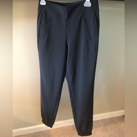 Calvin Klein Black Track Pants - Picture 2 of 7